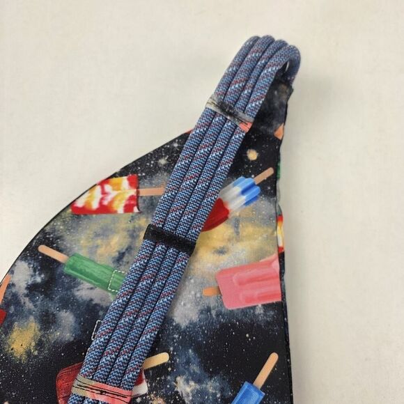 Kavu Rope Sling Bag Backpack Stars Moon Galaxy Space Pop Frozen Popsicles NWOT - Picture 5 of 10
